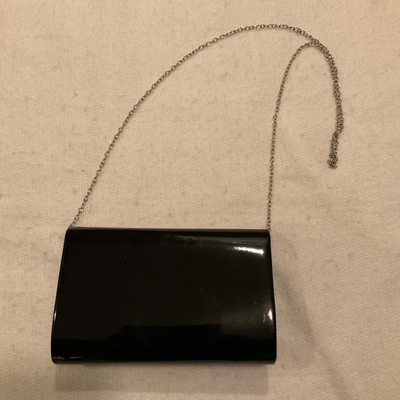 Lulu Townsend Patent Clutch Removable Chain Strap - Picture 3 of 14